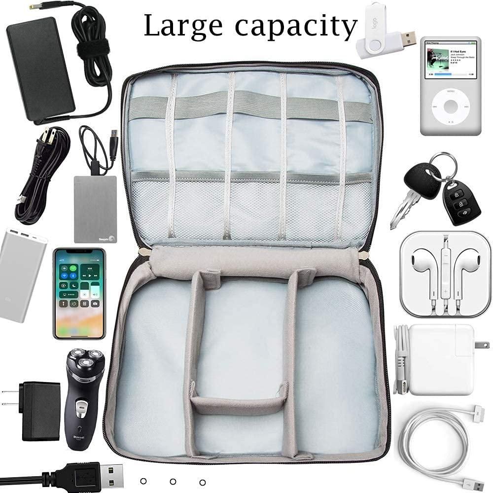 Universal Travel Gadget Organizer – Cables, Chargers & Accessories