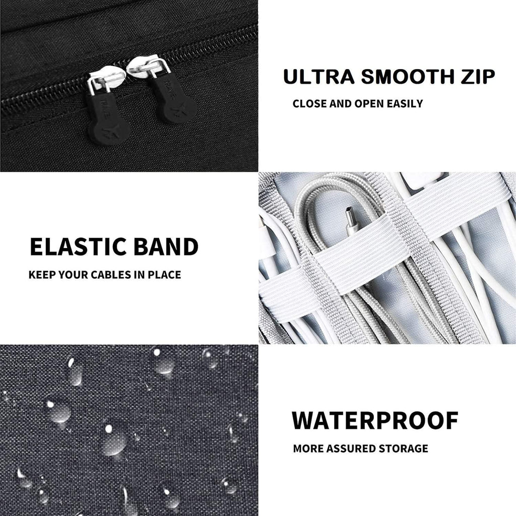 Universal Travel Gadget Organizer – Cables, Chargers & Accessories